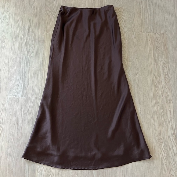 Abercrombie & Fitch Chocolate Brown A-Line Skirt - Picture 1 of 4